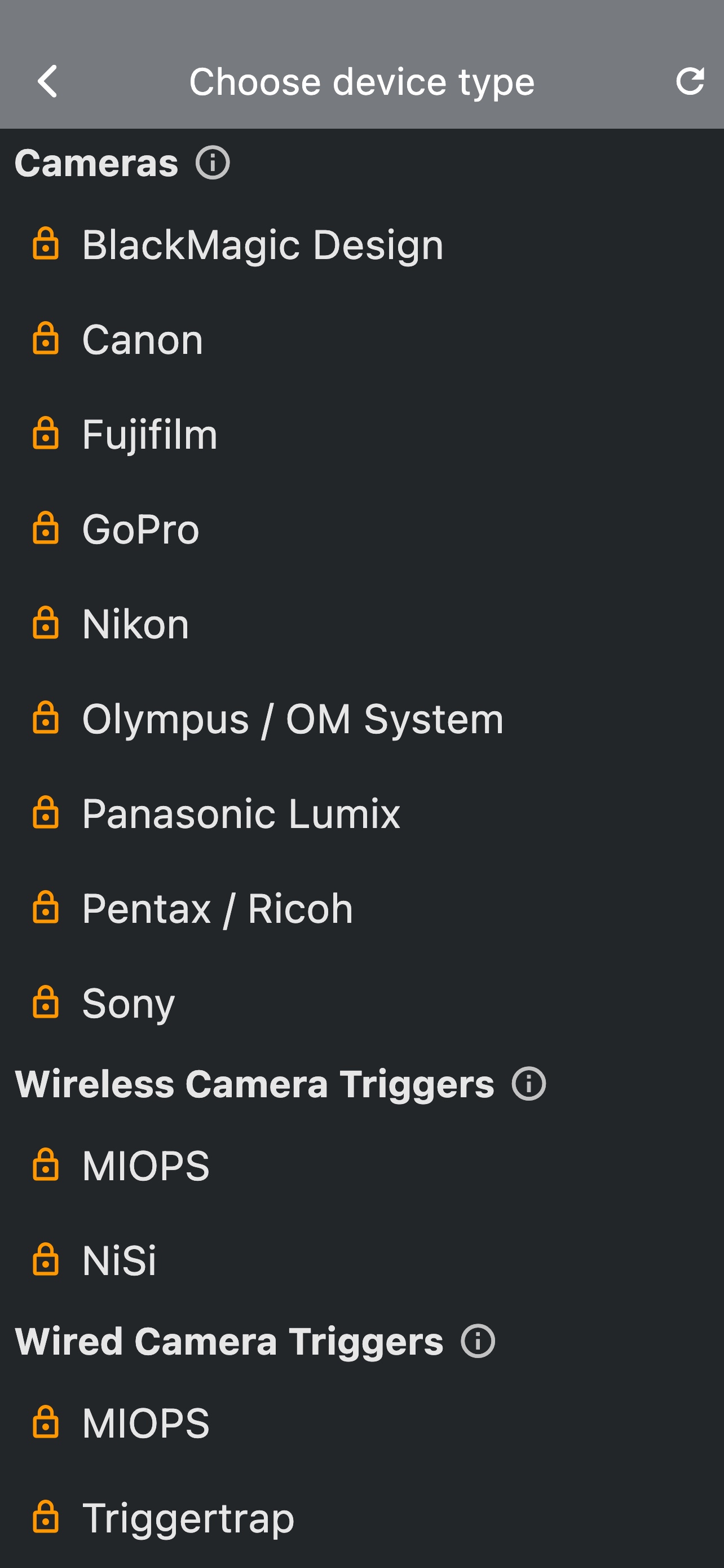 Connect any camera to BT Cam